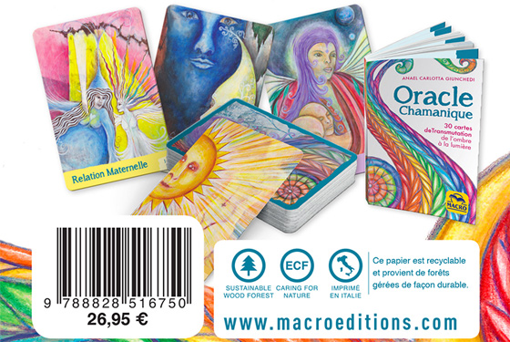 les 30 cartes ORACLE CHAMNIQUE de chez Macro Editions